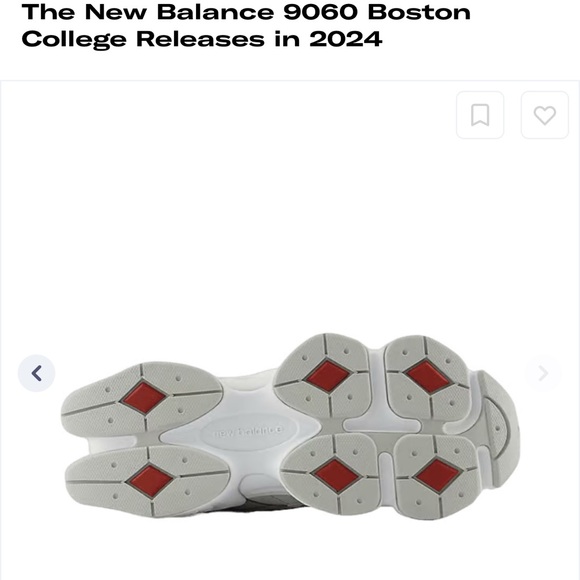 New Balance 9060 Boston College “Eagles” 8 (women’s) - Picture 16 of 16